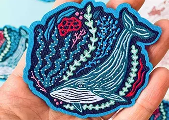 Embroidery Patch Icon Embroidery Patch Icon